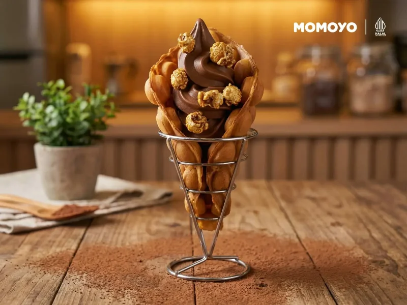 Mengenal Waffle Ice Cream & Rekomendasinya di MOMOYO 1 waffle ice cream