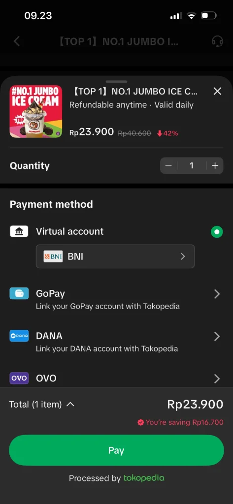 Cara Beli Voucher MOMOYO di TikTok, Banyak Promonya! 5 pilih metode pembayaran yang diinginkan, lalu bayar
