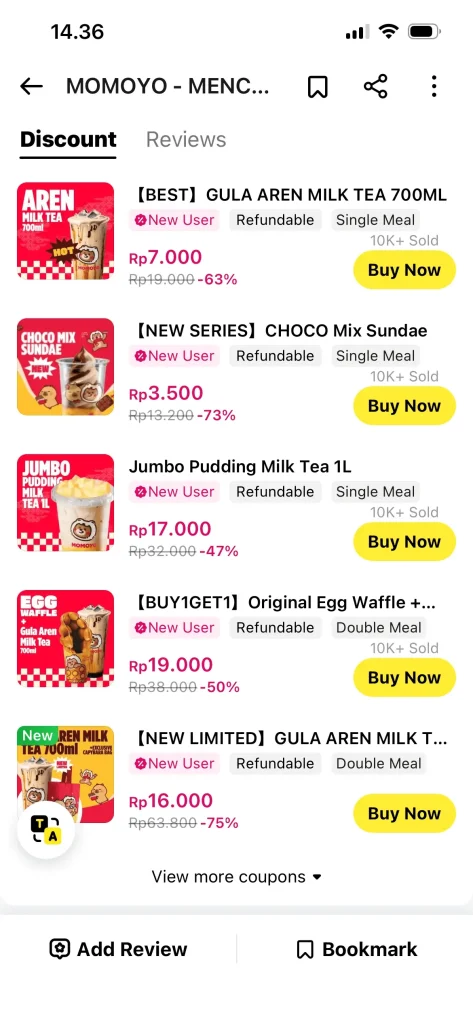 Cara Beli Voucher MOMOYO melalui QPON 4 voucher momoyo QPON